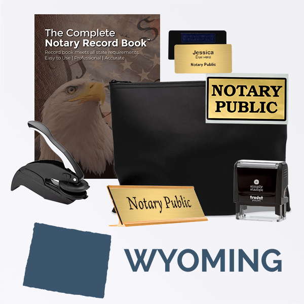 Wyoming Deluxe Notary Kit