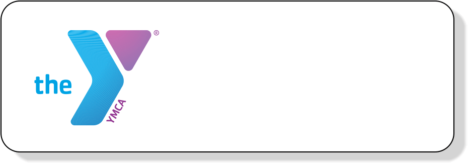 YMCA Name Tag blank - Purple/Blue Logo