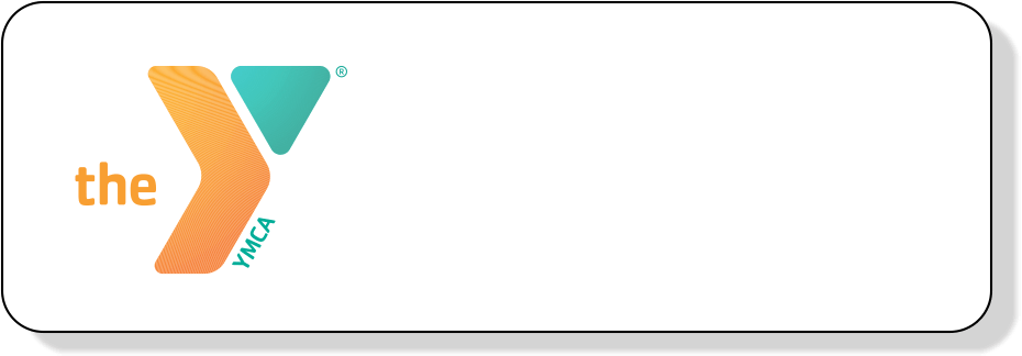 YMCA Name Tag blank - Orange/Green Logo