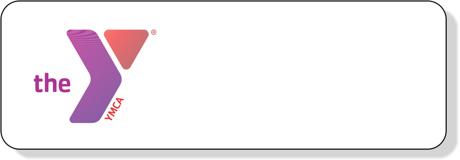YMCA Name Tag blank - Purple/Red Logo