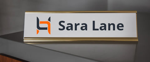 Desk Name Plate