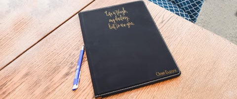 Faux Leather Portfolio
