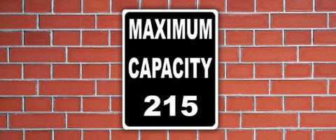 Max Occupancy Sign