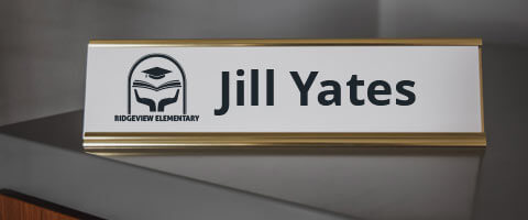 Desk Name Plate