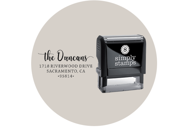 Personalized Address Stamp