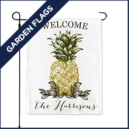 Pineapple Garden Flag
