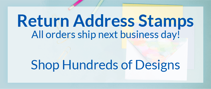 Personalized Return Address ST-07 Custom Wooden Stamp Return Address Rubber Stamp