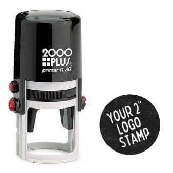 2 Inch Logo Stamp