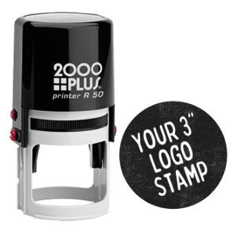 3 Inch Logo Stamp