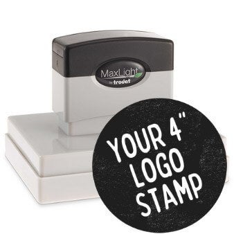 4 Inch Logo Stamp