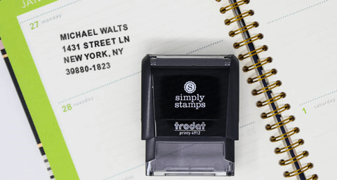 Custom Line Rubber Stamps