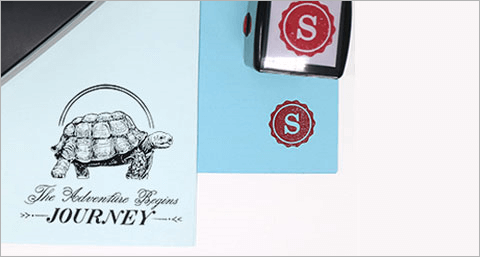 Wood Handle Rubber Stamps