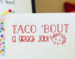 Taco Bout a Great Job Teacher Grading Stamp