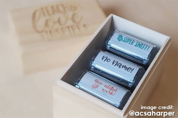 Teacher stamps box set